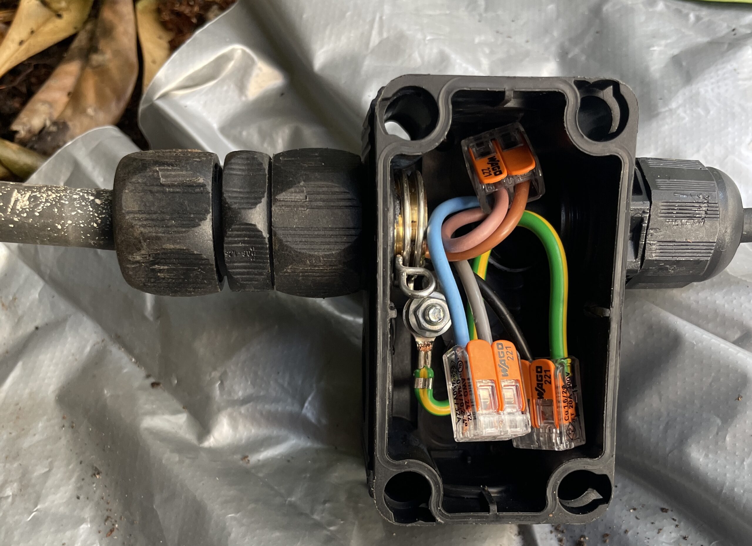 The Secret to a Perfect Outdoor Wiring Project with Wiska, Wago & RayTech Magic Gel 3 IMG 8544 scaled