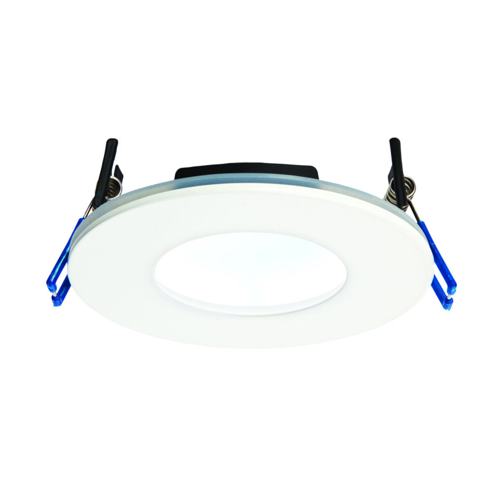 Saxby OrbitalPLUS LED Downlights for Every Space 3 Saxby 69883 Saxby OrbitalPLUS Matt White IP65 9W - 4000K Cool White 1
