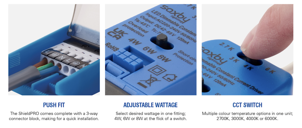 Saxby ShieldPRO Downlights 4 Saxby ShieldPRO Downlights 2