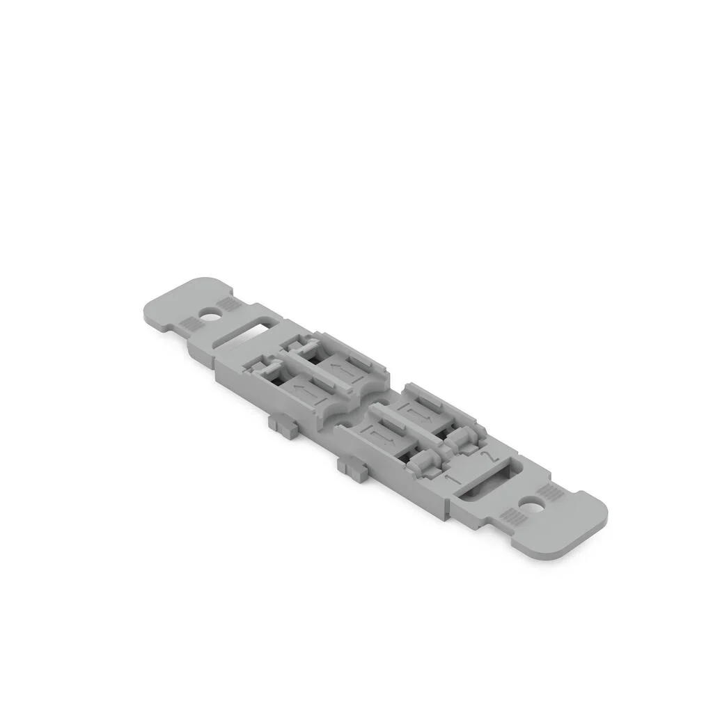 Wago 221-2502 2 Way Mounting Carrier with Strain Relief for 221-2411 1 Wago 221-2502 Wago 2 Way Mounting Carrier with Strain Relief for 221-2411 1