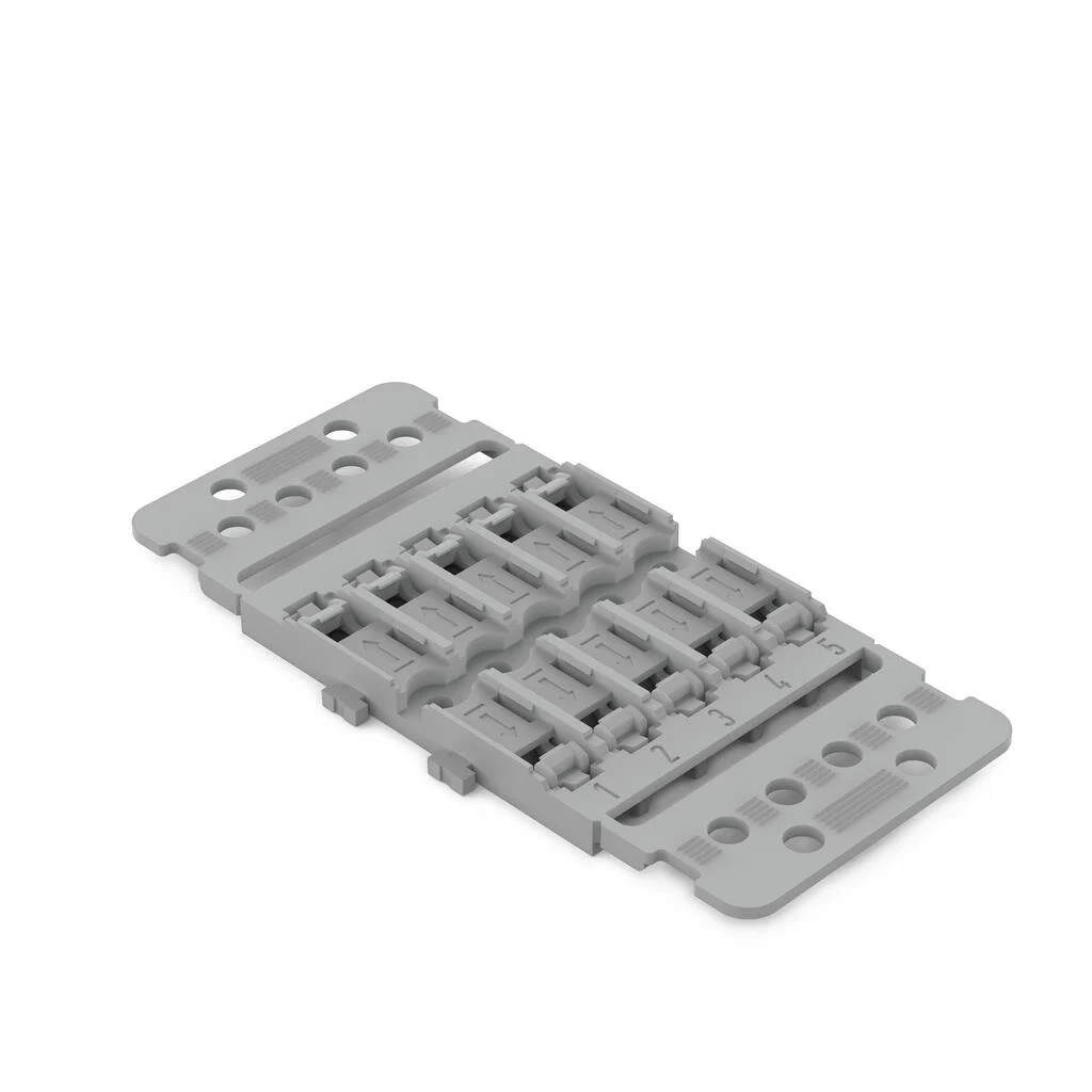 Wago 221-2505 5 Way Mounting Carrier with Strain Relief for 221-2411 1 Wago 221-2505 Wago 5 Way Mounting Carrier with Strain Relief for 221-2411 1
