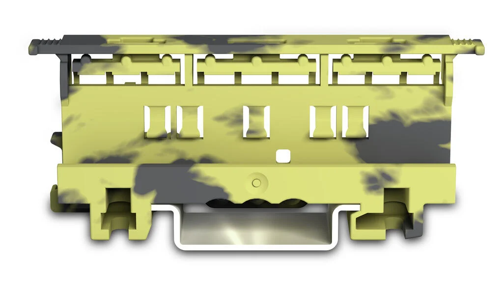 Wago 221-500/000-053 DIN Rail Mounting Carrier for 221 Series 4mm Dark Grey Yellow - Pack of 1 1 Wago 221-500/000-053 Wago 221-500/000-053 DIN Rail Mounting Carrier for 221 Series 4mm Dark Grey Yellow - Pack of 1 1
