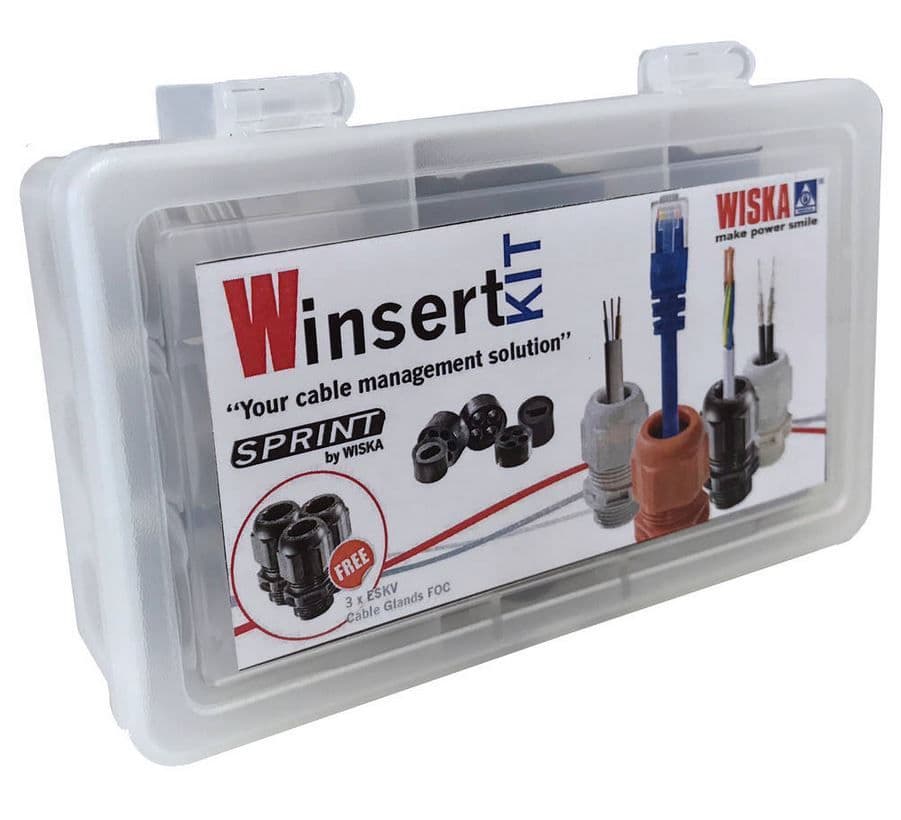 Discover Top-Quality WISKA Products at Electrical4Less 2 Wiska WINSERTKIT Wiska SPRINT Cable Gland Insert Kit