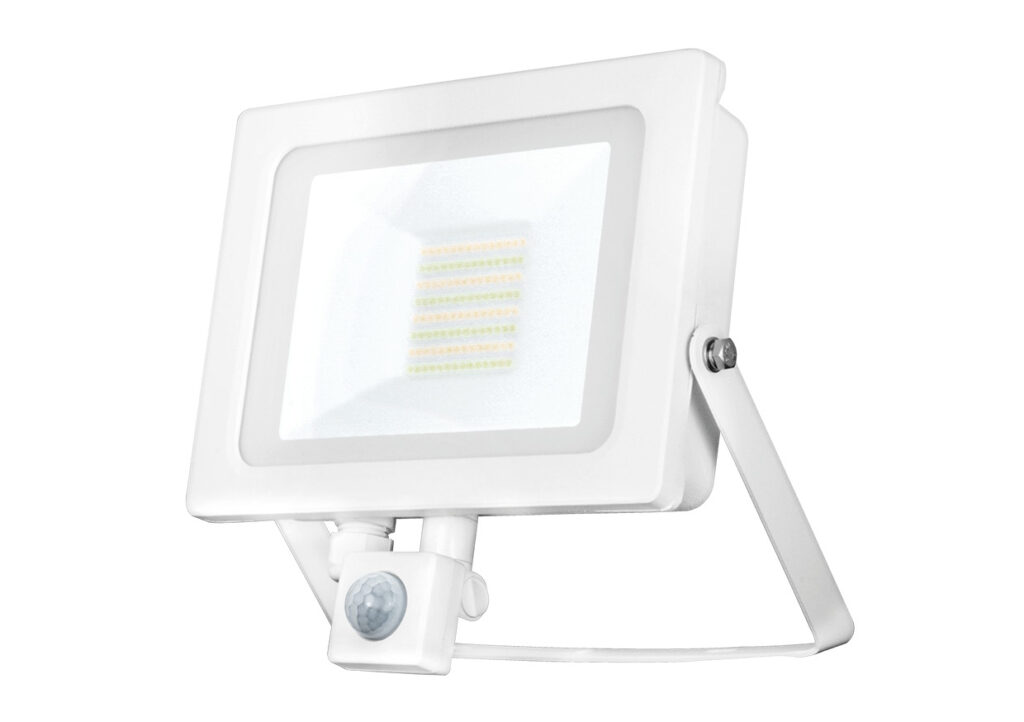 Discover ALL LED Floodlights: Superior Lighting Solutions for Every Need 4 ALL LED AFL050/CCT/PIR/WH ALL LED Hunter 50W IP65 Slim Design CCT Floodlight with PIR - White 1