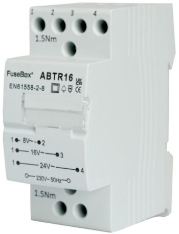 FuseBox ABTR16 Fusebox ABTR16 Bell Transformer 0.5A 16V 230V