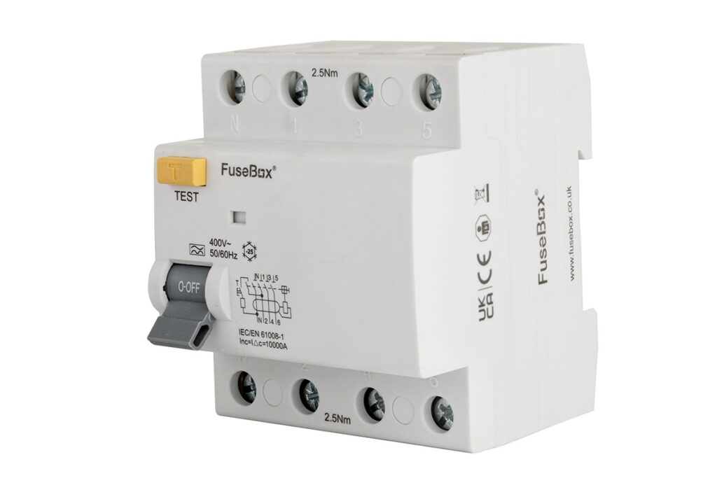 Fusebox RTA1001004 100A 4 Pole 100mA Type A RCD