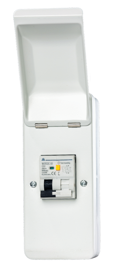 WCED A-Type 2 Module EV Enclosure - 40A RCBO B Curve