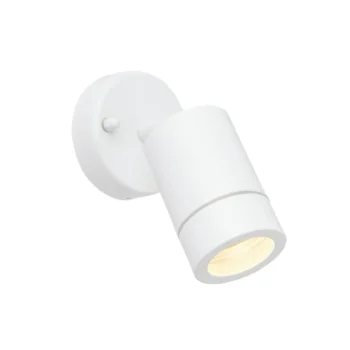 Saxby 75443 Gloss White GU10 Wall Light