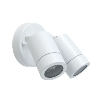 Saxby 75444 Gloss White GU10 IP44 Wall Light 2