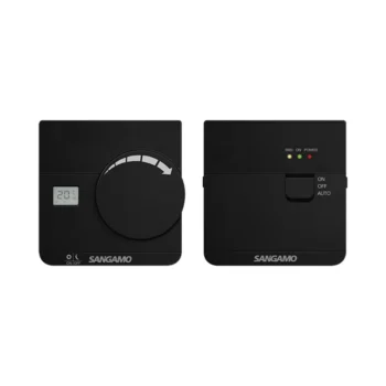 Sangamo CHPRSTATDRFB Choice Plus Room Thermostat Digital Black Wireless
