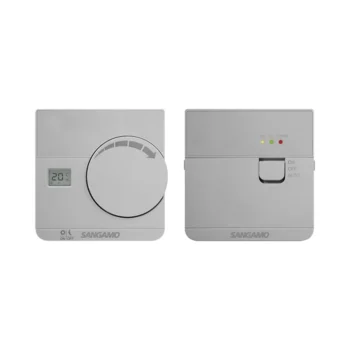 Sangamo CHPRSTATDRFS Choice Plus Room Thermostat Digital Silver Wireless