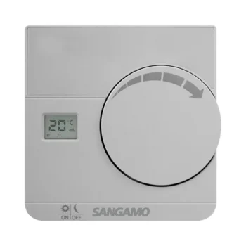 Sangamo CHPRSTATDS Choice Plus Room Thermostat Digital Silver
