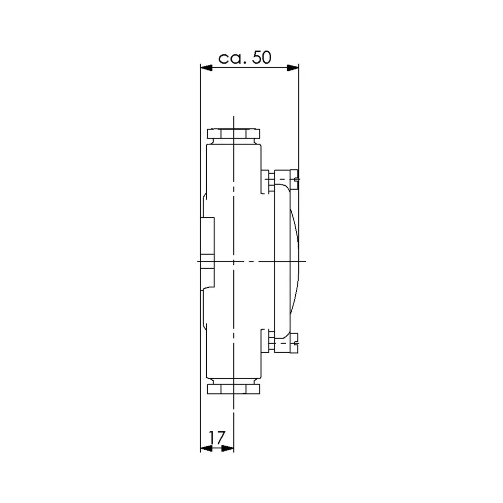 Wiska 1154-3xZ14 IP56 HNA Brass Junction Box - 12-14.5mm 3 Wiska 1154-3xZ14 IP56 HNA Brass Junction Box - 12-14.5mm 3