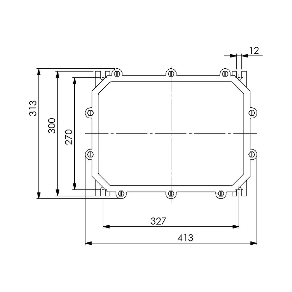 Wiska 697 IP56 Brass Junction Box - 413x313x175 mm 2 Wiska 697 IP56 Brass Junction Box - 413x313x175 mm 2