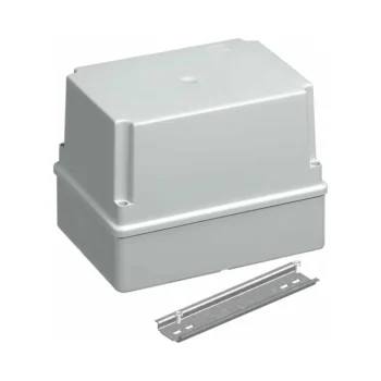 Wiska DLWIB12/DR240 IP56 Grey ABS box With Fitted DIN Rail 240 x 190 x 160mm