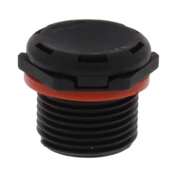 Wiska VentPLUG EVPS-L 20 HF Polyamide High Air Flow Pressure Compensation Unit - Black