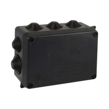 Wiska WIB 2/E Black IP54 Enclosure With M25/M32 Entries 160 x 120 x 71mm