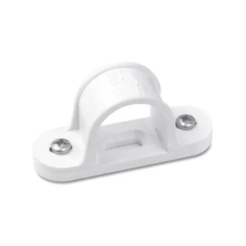 univolt sbs20wh 20mm white space bar saddle