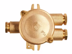 Wiska Brass Junction Boxes