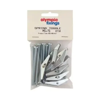 Olympic Fixings 055-095-012 Olympic Fixings Spring Toggle M5x50mm - Pack of 10