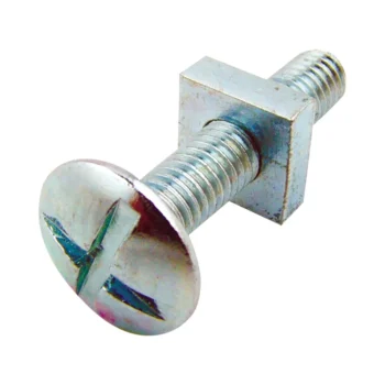 Olympic Fixings 085-180-010 Olympic Fixings Roofing Bolts & Nuts - M6 x 10 mm - 100 Pcs