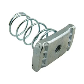 Olympic Fixings 085-196-190 Olympic Fixings Steel Channel Nuts - M6 Short Spring	- 1 Piece