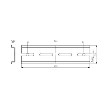 Wiska DIN Rail Kit - COMBI 1010 2