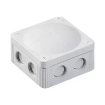 Wiska Box COMBI 308/5 LG (Light Grey) with 4mm² Terminal Block