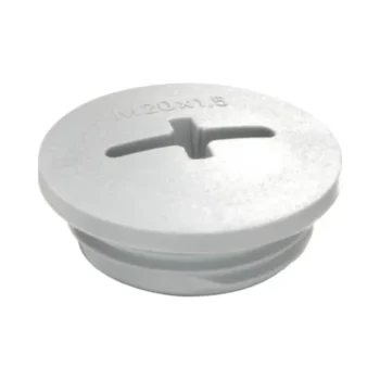 Wiska Stop End EVSG20 M20 Light Grey