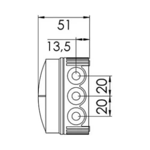 Wiska Box COMBI® 108/5 BK (Black) 4 Wiska Box COMBI® 108/5 BK (Black) 4
