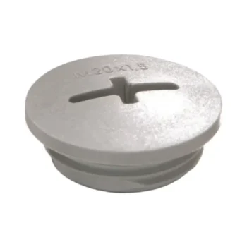 Wiska Stop End EVSG20 M20 Silver Grey