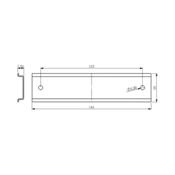 Wiska DIN Rail Kit - COMBI 1210 2
