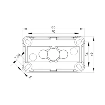 Wiska COMBI 206 Junction Box (White) 2