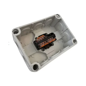 Wiska COMBI® 310 Light Grey Junction Box Complete with WAGO Connectors