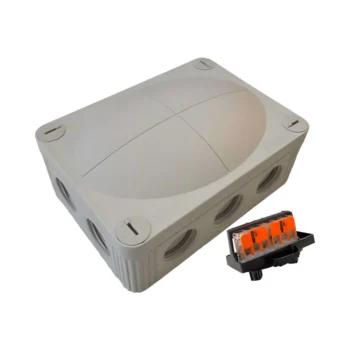 Wiska COMBI 310 Light Grey with WAGO