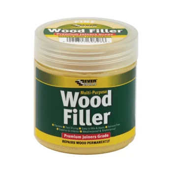 Olympic Fixings 233-508-260 Olympic Fixings Everbuild Ready Mixed Wood Filler - White - 250ml Tub
