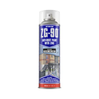 Olympic Fixings 237-507-071 Olympic Fixings ZG-90 Anti-Rust Aerosol Paint with Zinc 500 ml - White RAL 9010