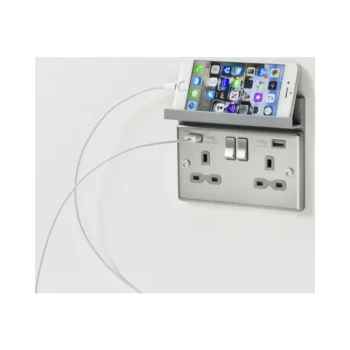 Knightsbridge 2GPHGY Knightsbridge 2G Fold Away Phone Holder - Grey