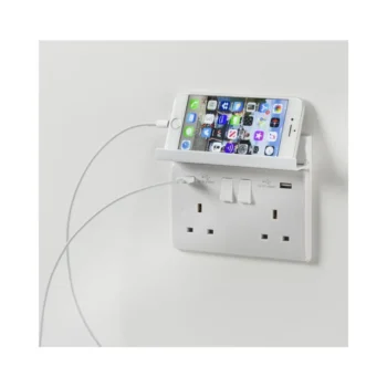 Knightsbridge 2GPHW Knightsbridge 2G Fold Away Phone Holder - White