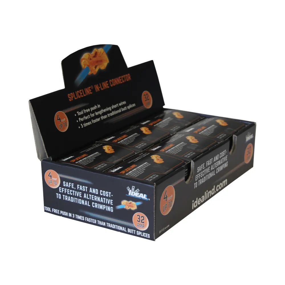 Ideal SpliceLine In-Line Wire Connector Starter Kit - 6 Boxes of 100 Pieces 2 IDEAL 30-6042 Ideal SpliceLine In-Line Wire Connector Starter Kit - 6 Boxes of 100 Pieces 2