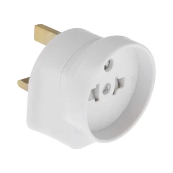 RS PRO 13A Europe to UK Travel Adapter