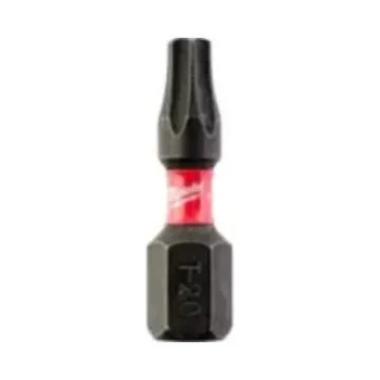 Milwaukee Shockwave Screwdriver Bit TORX TX20 x 25mm Impact Duty - Pack of 2