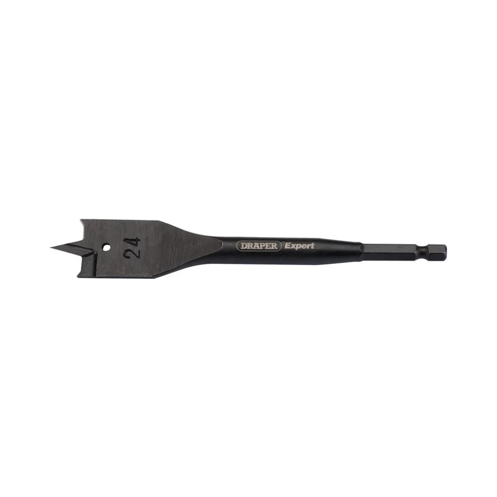 Draper Expert Flat Wood Bit 24mm 1 Draper 54556 Draper Expert Flat Wood Bit 24mm