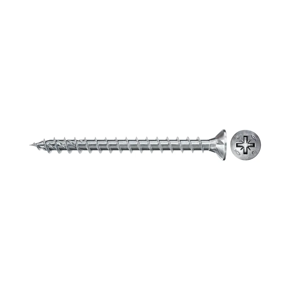 Fischer PowerFast Chipboard Screws - 5x35mm PZ Drive, Countersunk Head, Zinc Plated - Pack of 200 1 Fischer 670395 Fischer PowerFast Chipboard Screws - 5x35mm PZ Drive