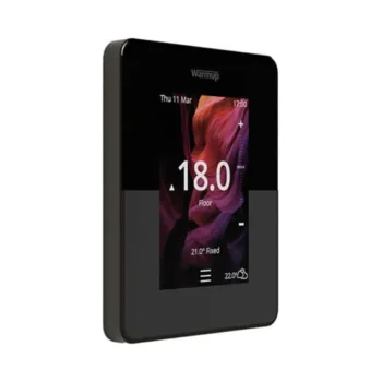 Warmup 6IE-01-OB Warmup 6iE Smart WiFi Underfloor Heating Thermostat Onyx Black 1