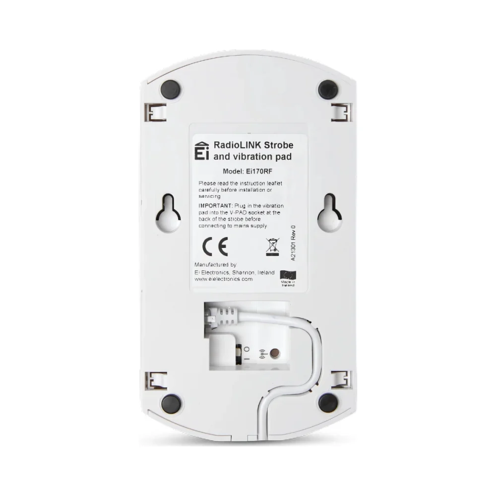 Aico Ei170RF RadioLINK Strobe Light and Vibrating Pillow Pad Alarm Module for the Deaf & Hard of Hearing 3 Aico Ei170RF RadioLINK Strobe Light and Vibrating Pillow Pad Alarm Module for the Deaf & Hard of Hearing 3