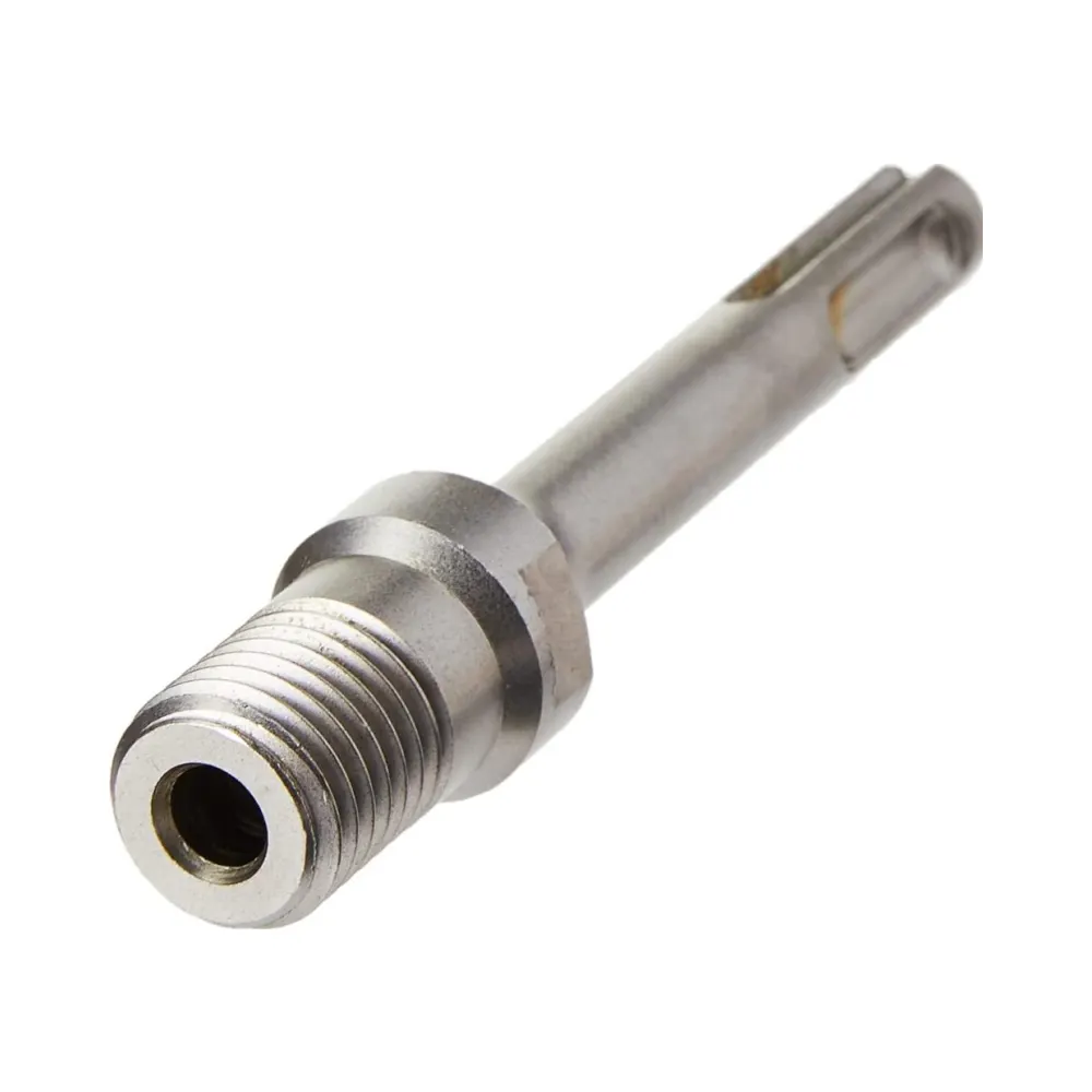 Armeg DL100B4S 100MM SDS Plus Arbor 2 Armeg DL100B4S 100mm SDS Plus core drill arbor featuring ball-locking pilot system and precision-machined flats.