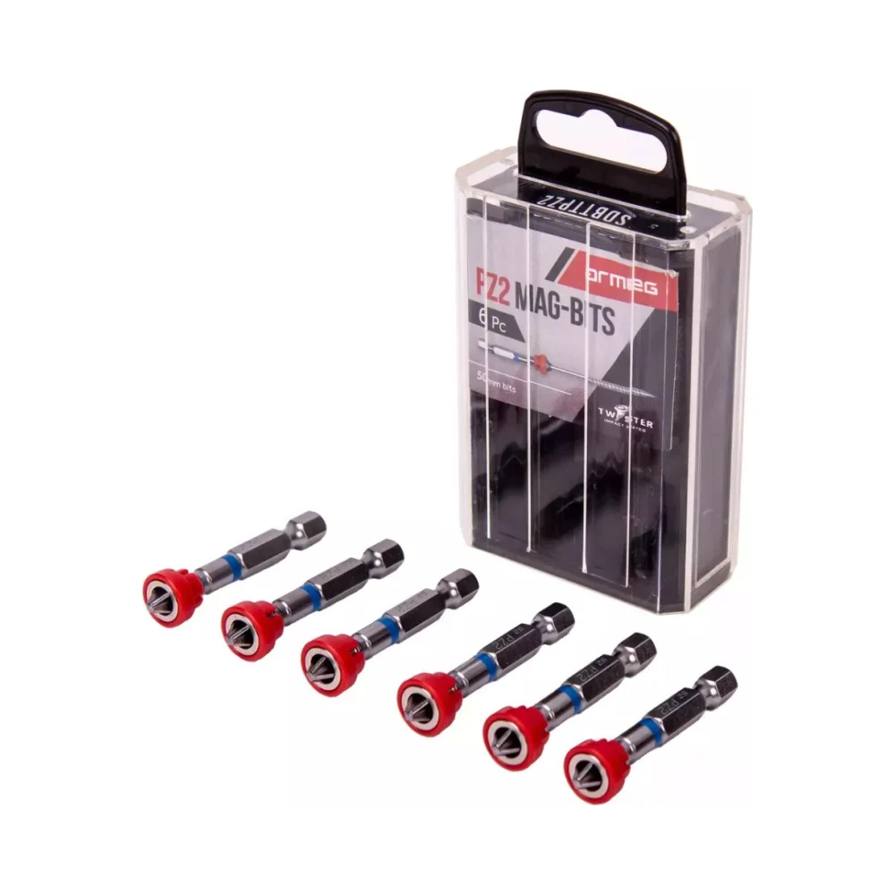 Armeg SDBTTPZ2 PZ2 6pc 50mm Mag-Bits 1 Armeg SDBTTPZ2 50mm Mag-Bits