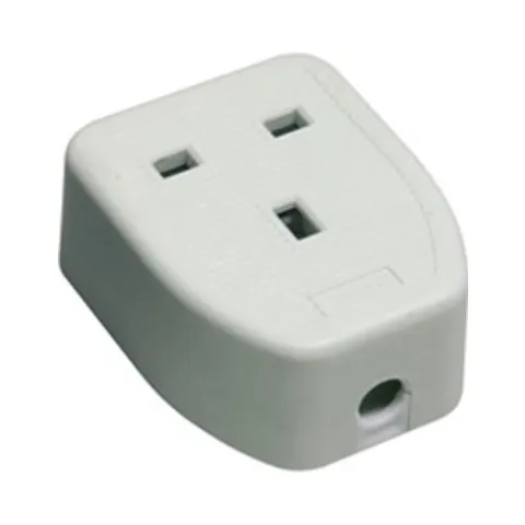 Axiom CEDTS1RW 1 Gang Rubber White Trailing Socket 1 Axiom CEDTS1RW Axiom Trailing Socket 1 Gang Rubber - White