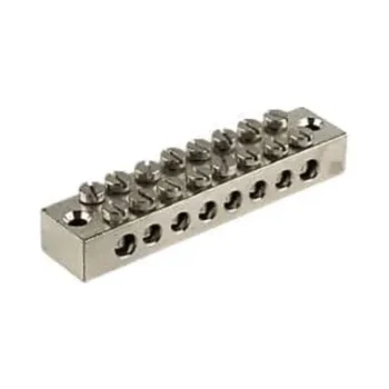 Axiom TB8 Nickel Plated Earth Blocks 8 Way
